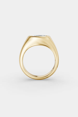 Insignia Oval Diamond Ring | 18K Yellow Gold | Natasha Schweitzer