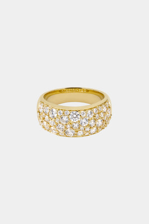 Pavé Diamond Blob Ring | 18K Yellow Gold | Natasha Schweitzer