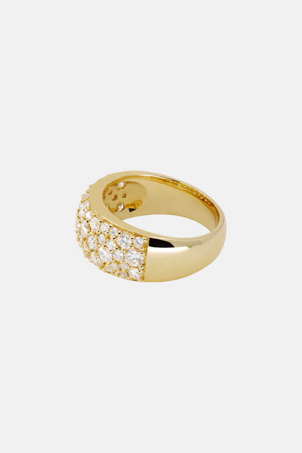 Pavè Diamond Blob Ring | 18K Yellow Gold| Natasha Schweitzer