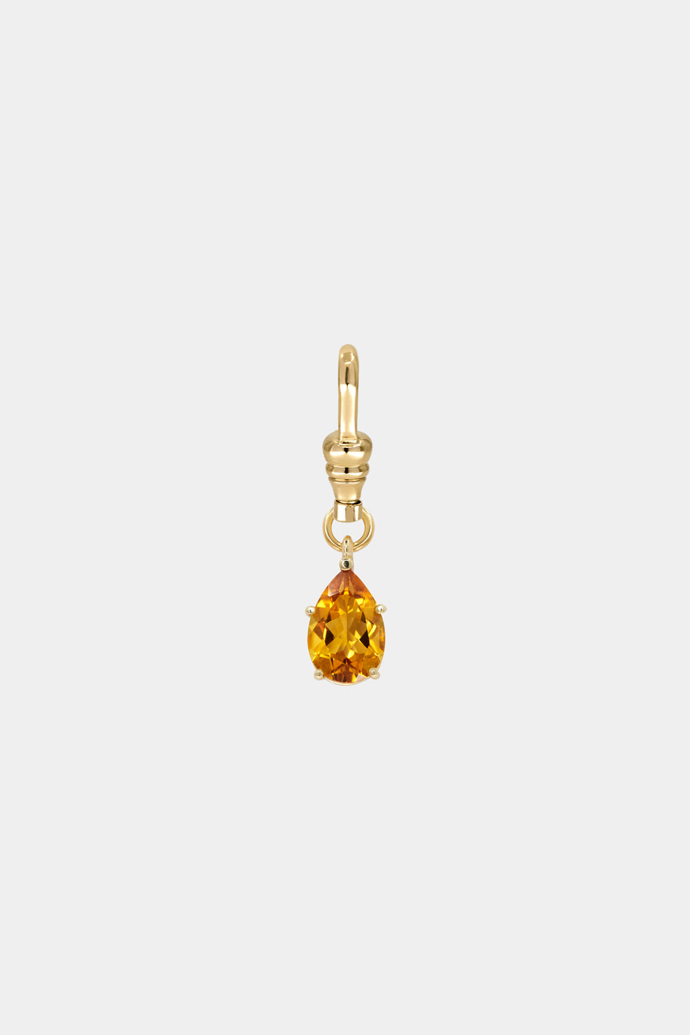 Pear Citrine Attachment | 9K Yellow Gold