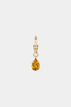 Pear Citrine Attachment | 9K Yellow Gold | Natasha Schweitzer