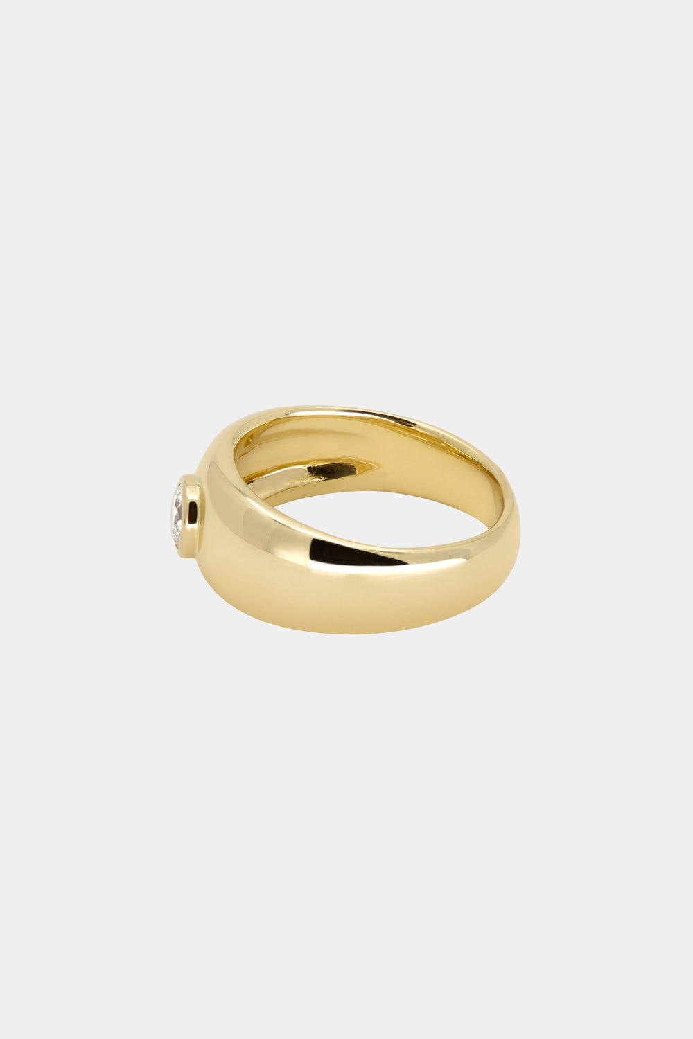 Pear Diamond Bezel Blob Ring | 18K Yellow Gold| Natasha Schweitzer