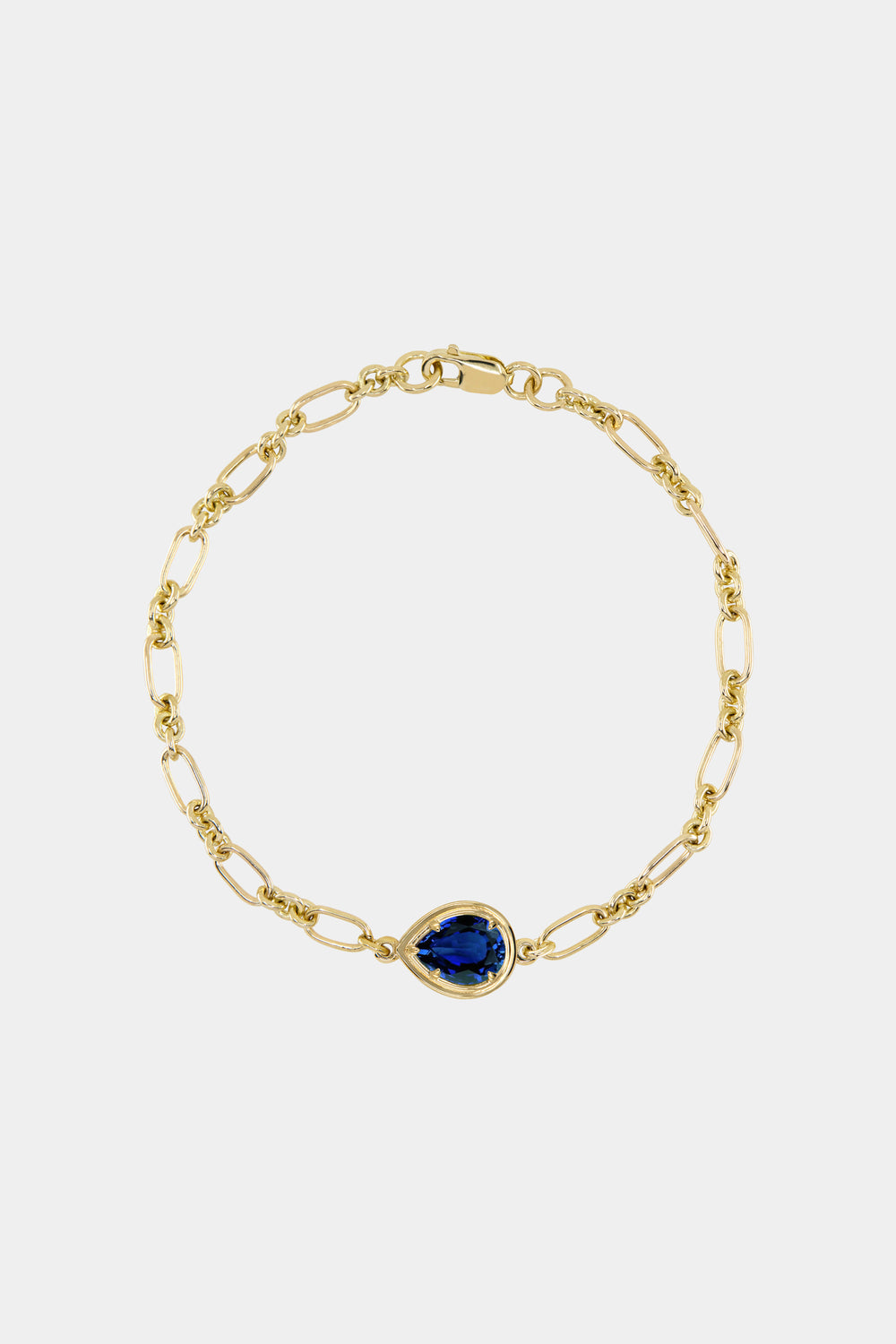 Roma Pear Gemstone Bracelet | Yellow Gold