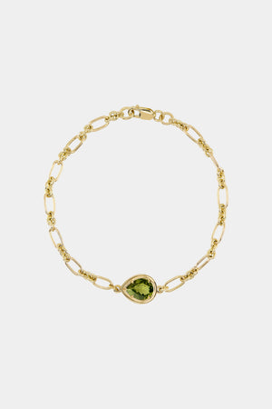 Roma Pear Gemstone Bracelet | Yellow Gold | Natasha Schweitzer