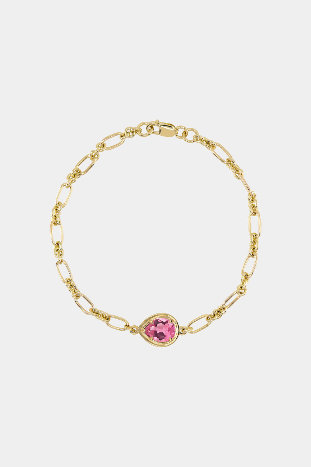 Roma Pear Gemstone Bracelet | Yellow Gold