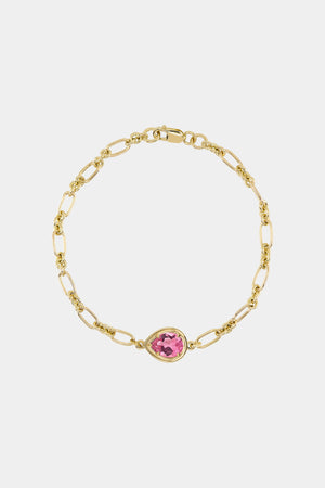 Roma Pear Gemstone Bracelet | Yellow Gold | Natasha Schweitzer