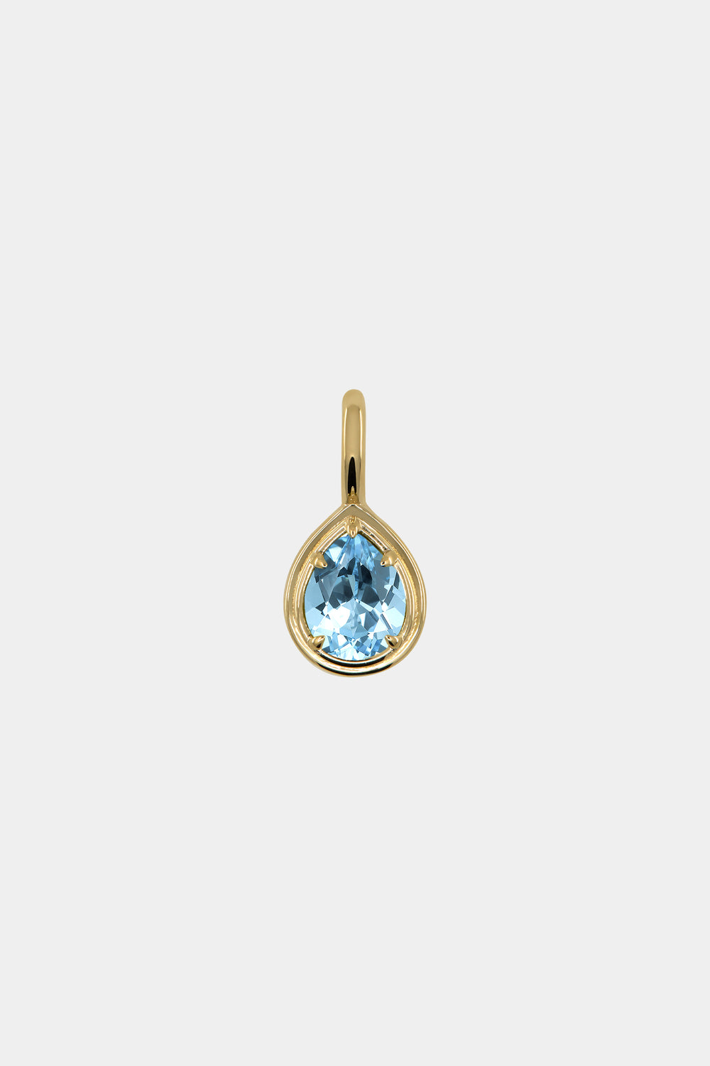 Roma Pear Gemstone Pendant | Yellow Gold