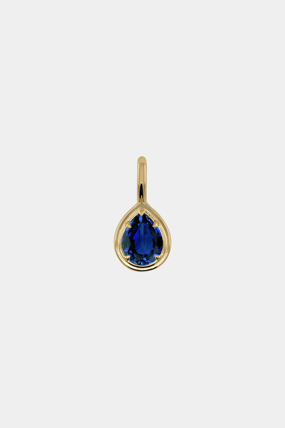 Roma Pear Gemstone Pendant | Yellow Gold