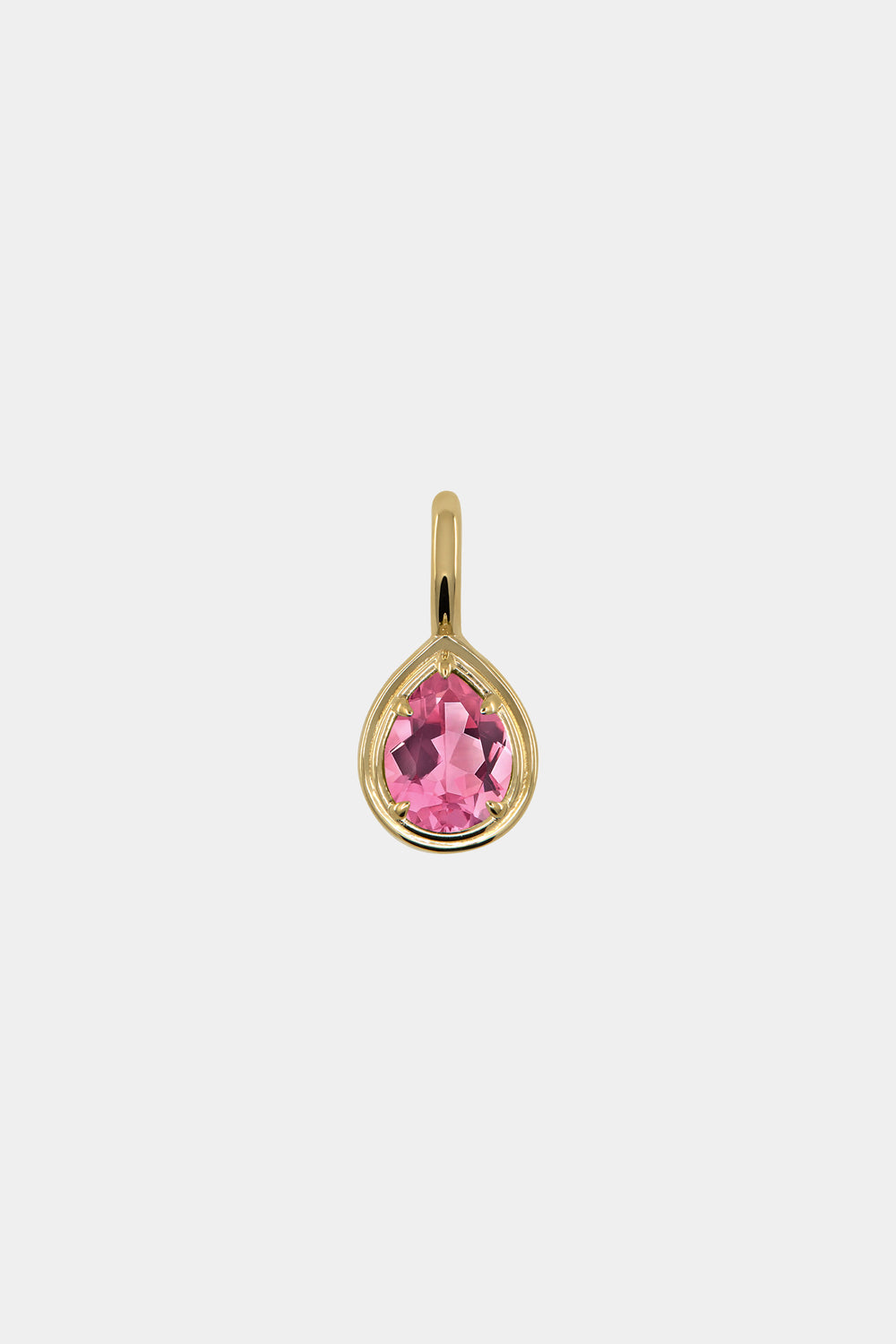 Roma Pear Gemstone Pendant | Yellow Gold