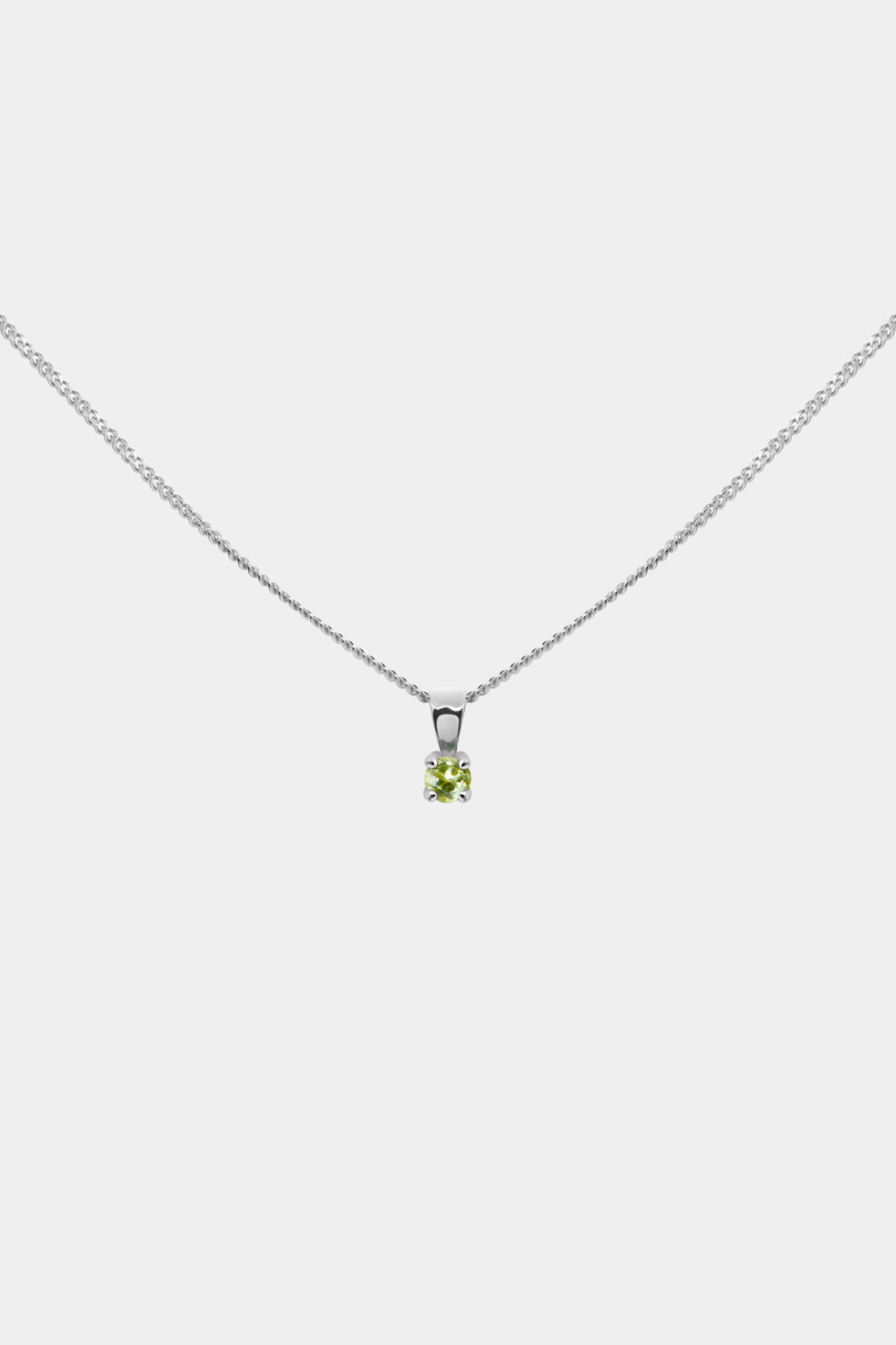 Birthstone Pendant | 9K White Gold