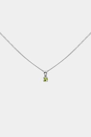 Birthstone Pendant | 9K White Gold | Natasha Schweitzer