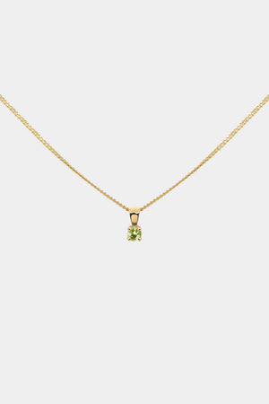 Birthstone Pendant | 9K Yellow Gold | Natasha Schweitzer