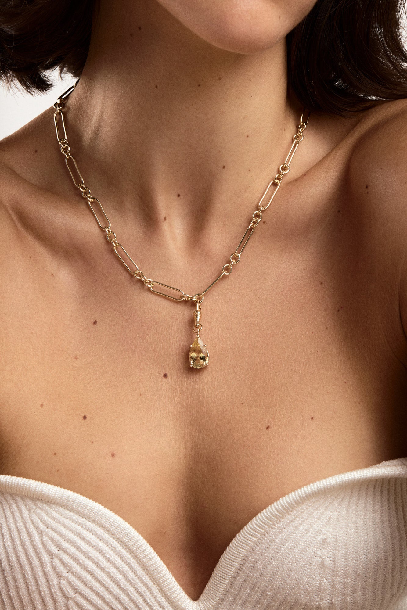 Large Lennox Necklace | Silver or White Gold| Natasha Schweitzer