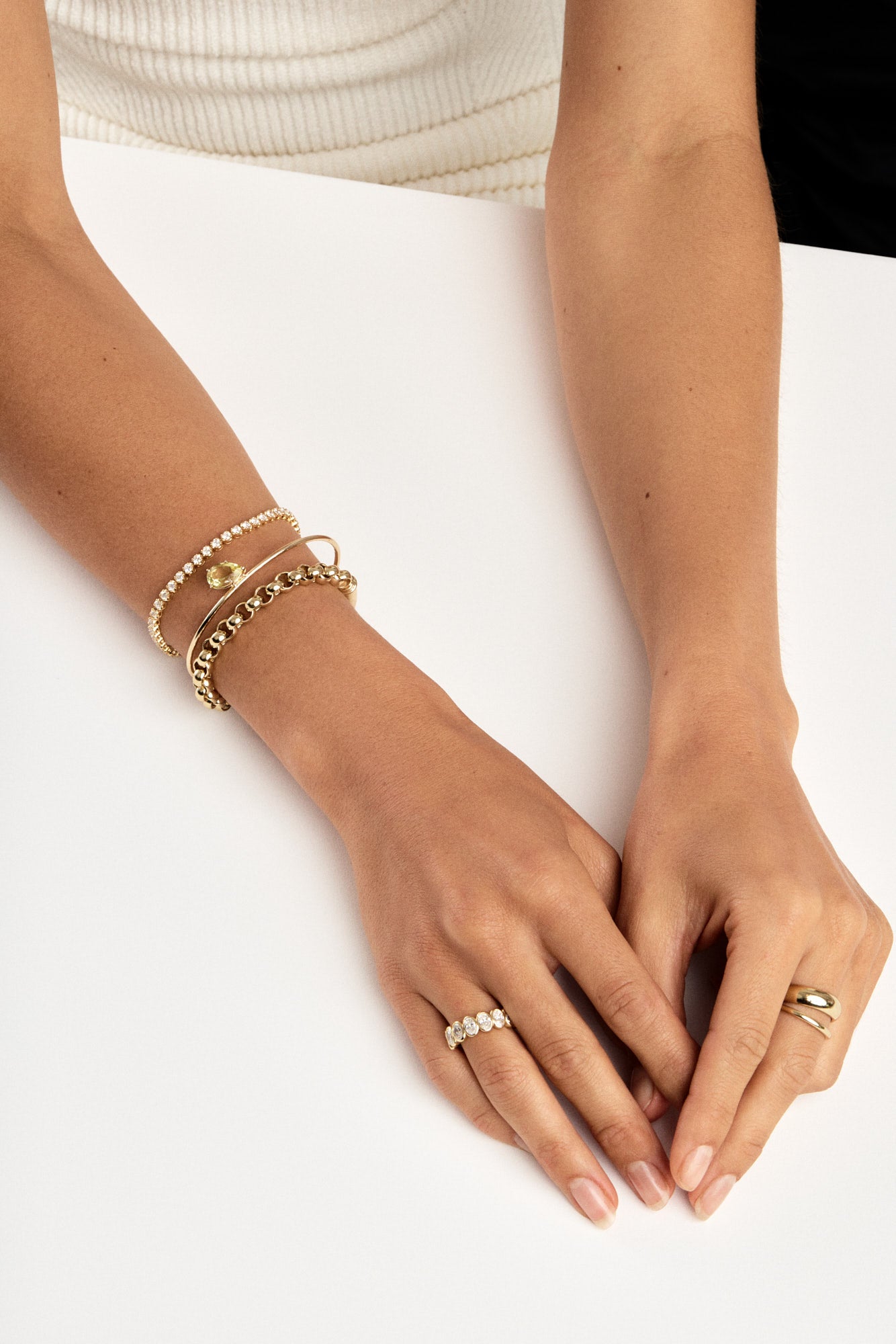 Large Chateau Bracelet | Silver| Natasha Schweitzer