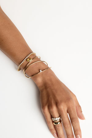 Jolie Cuff | 9K Yellow Gold | Natasha Schweitzer