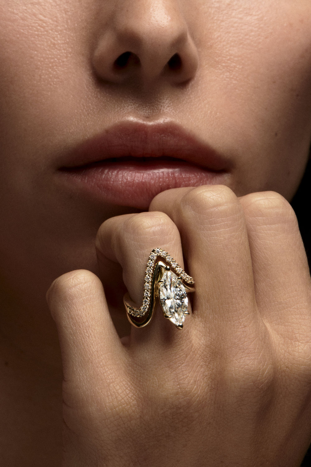 Alex Diamond Wedding Band | 18K White Gold| Natasha Schweitzer