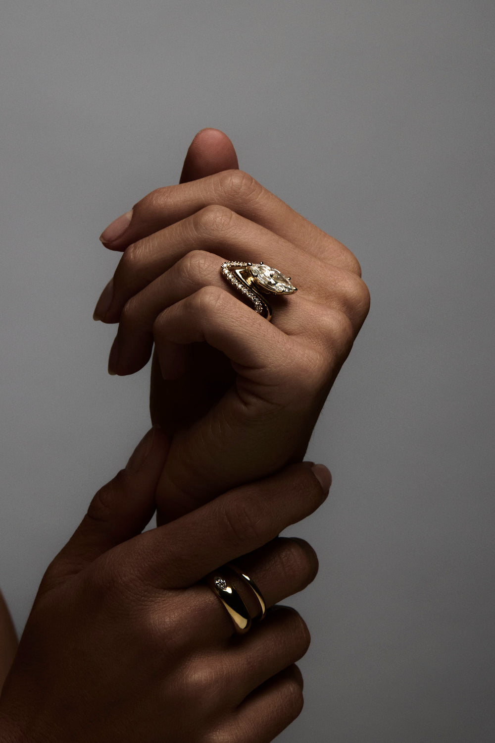 Alex Diamond Wedding Band | 18K White Gold| Natasha Schweitzer