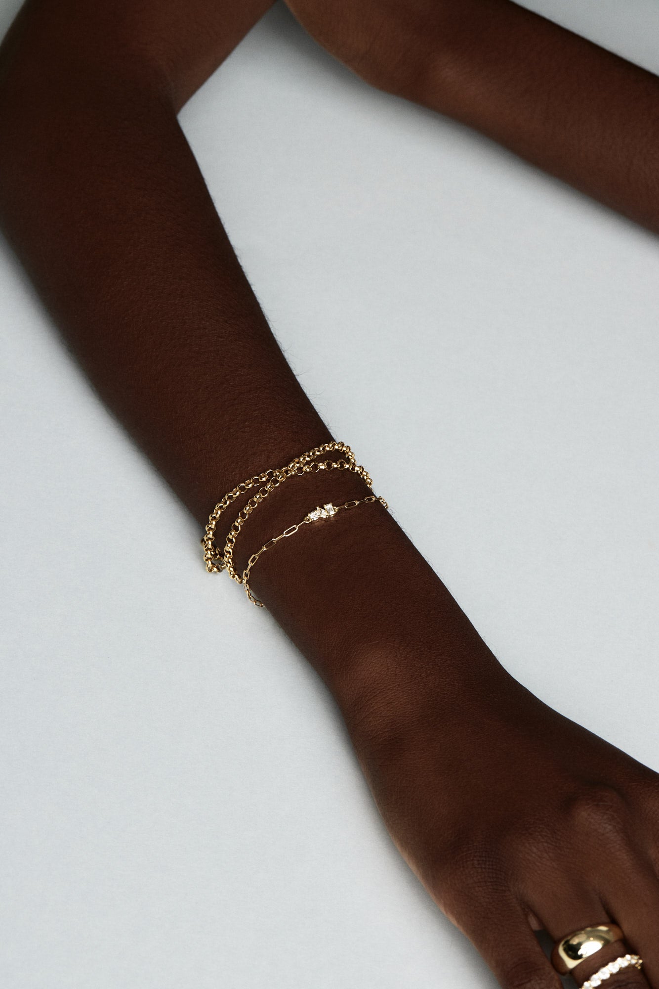 Small Chateau Bracelet | 9K White Gold