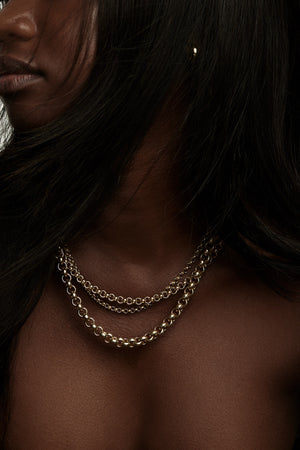 Large Chateau Necklace | 9K White Gold | Natasha Schweitzer