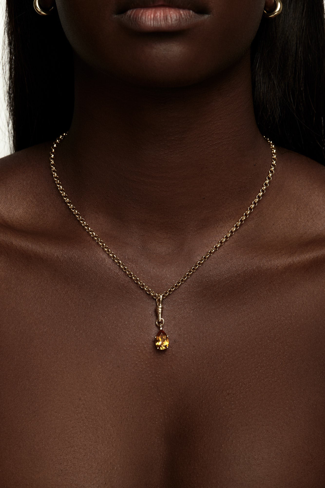 Small Chateau Necklace | 9K White Gold
