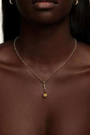 Pear Citrine Attachment | 9K Yellow Gold | Natasha Schweitzer