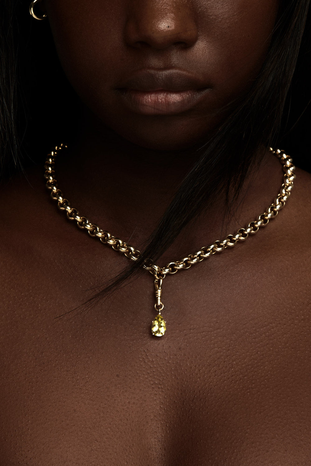 Large Chateau Necklace | 9K Yellow Gold