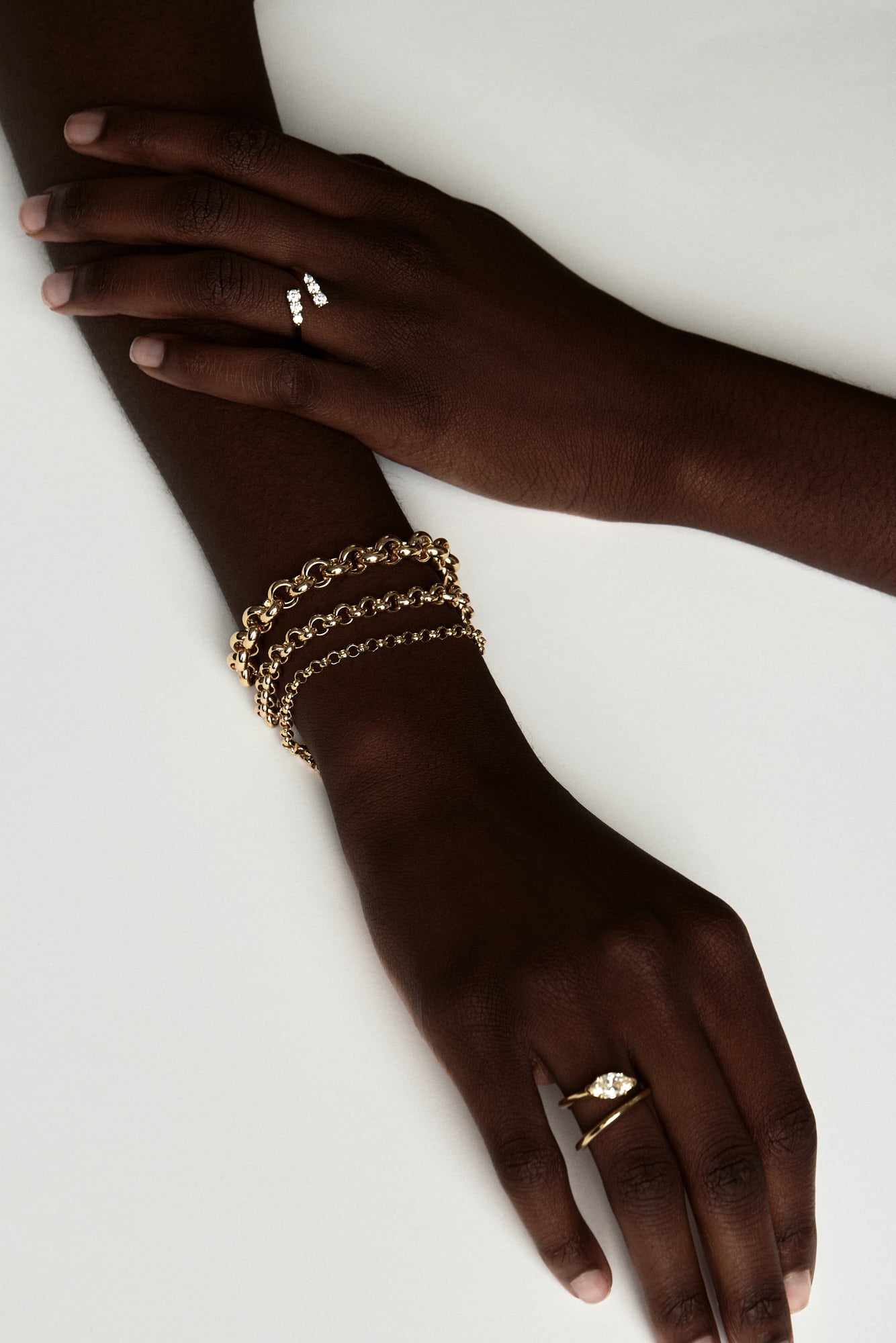 Large Chateau Bracelet | 9K Yellow Gold