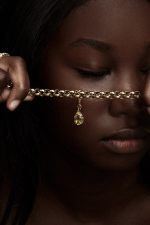 Large Chateau Necklace | 9K Yellow Gold | Natasha Schweitzer