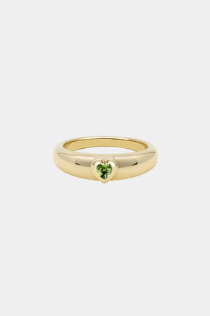 Roma Heart Ring | 9K Yellow Gold | Natasha Schweitzer