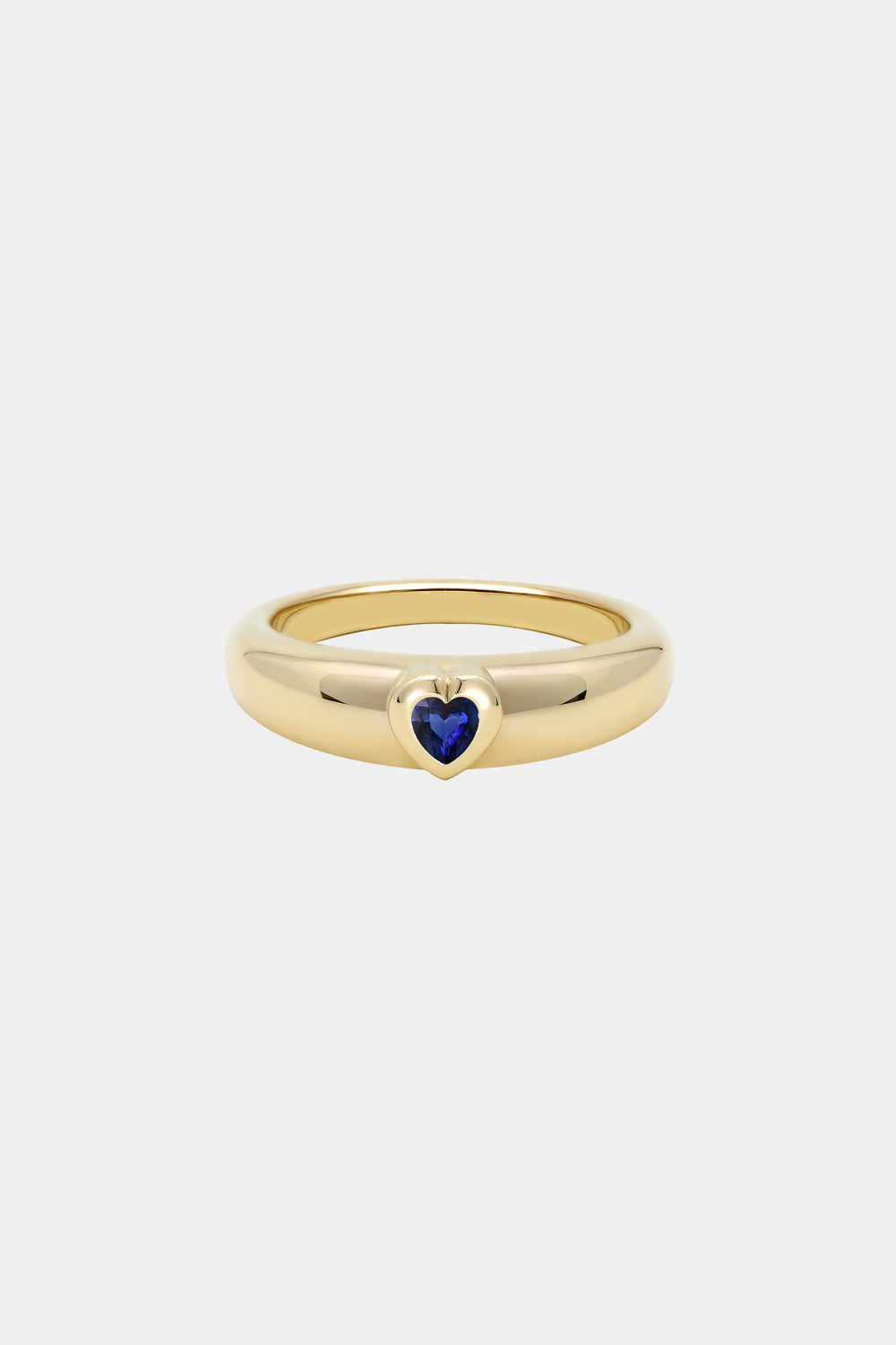 Roma Heart Ring | 9K Yellow Gold