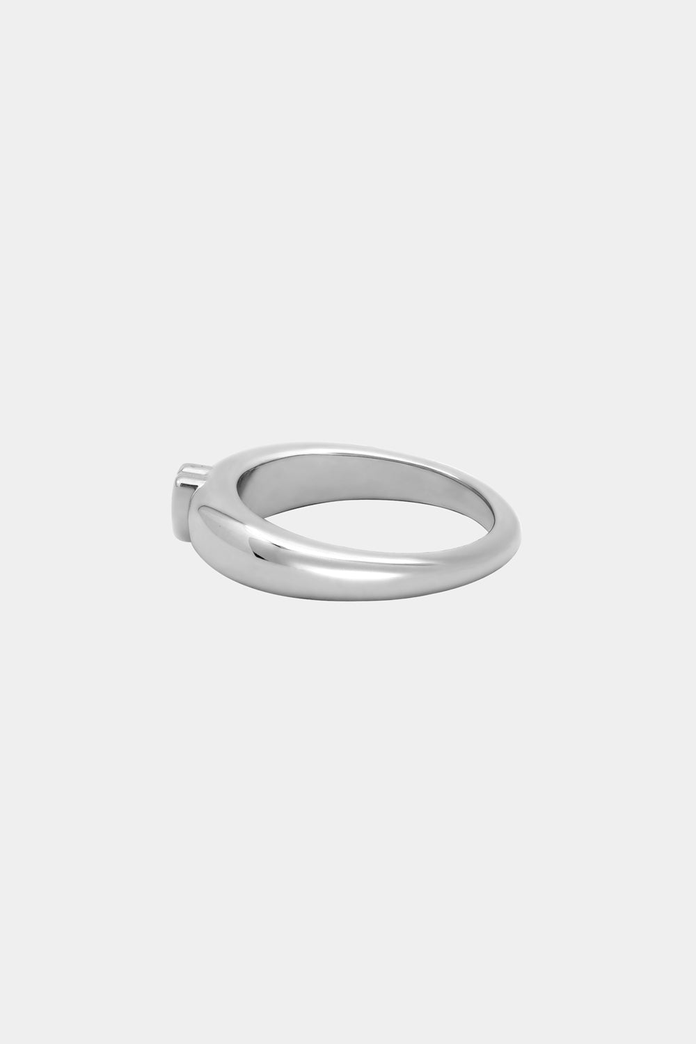 Roma Heart Ring | 9K White Gold| Natasha Schweitzer