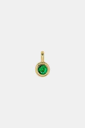 Roma Round Gemstone Pendant | Yellow Gold, More Options Available | Natasha Schweitzer
