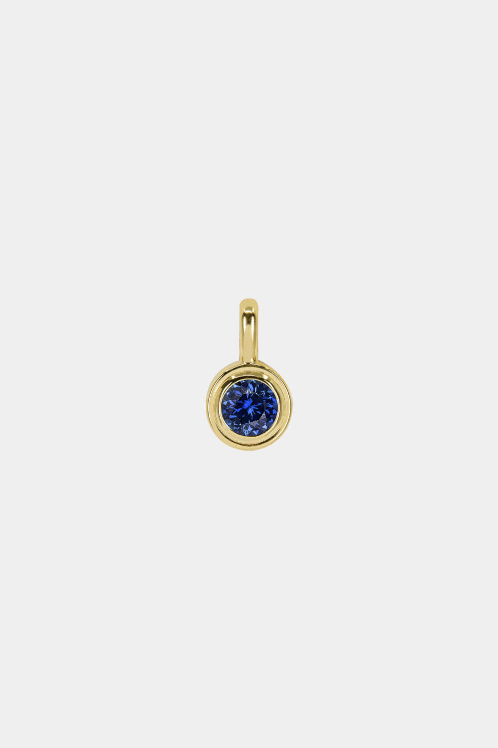 Roma Round Gemstone Pendant | Yellow Gold, More Options Available