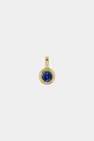 Roma Round Gemstone Pendant | Yellow Gold, More Options Available | Natasha Schweitzer