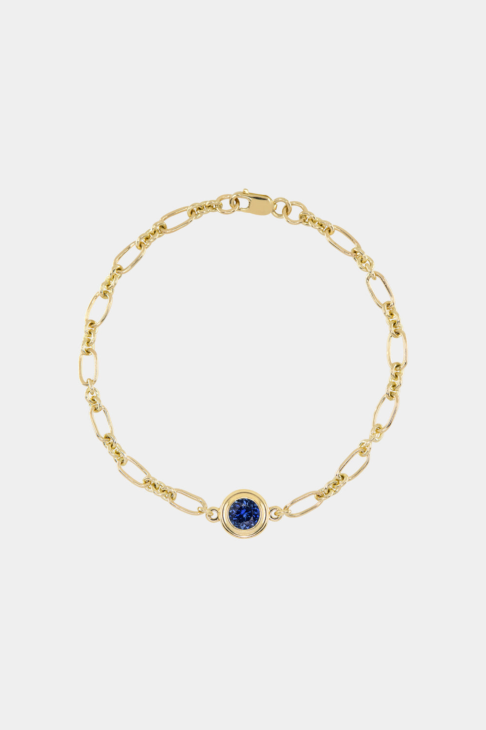 Roma Round Gemstone Bracelet | Yellow Gold, More Options Available