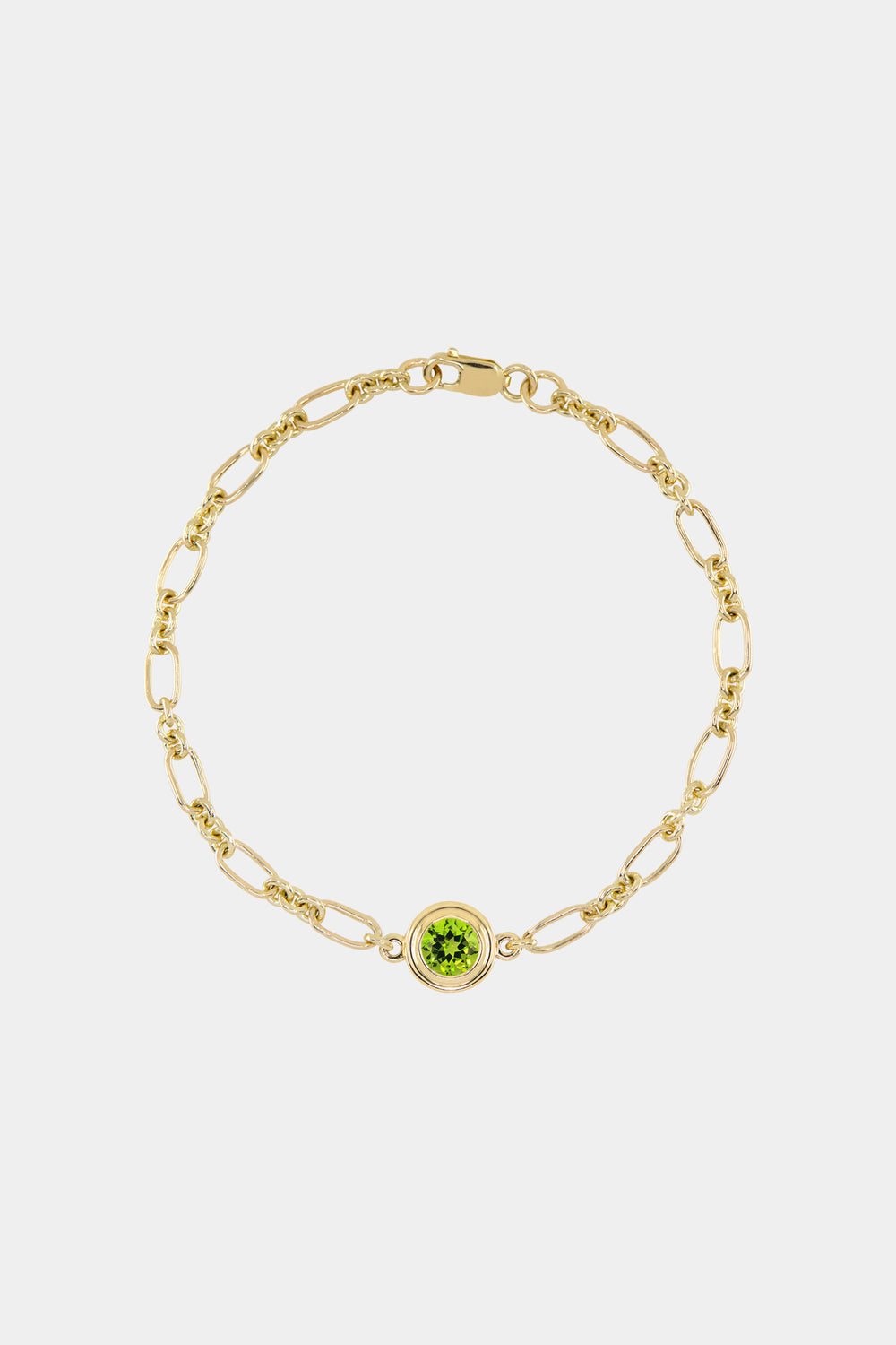 Roma Round Gemstone Bracelet | Yellow Gold, More Options Available