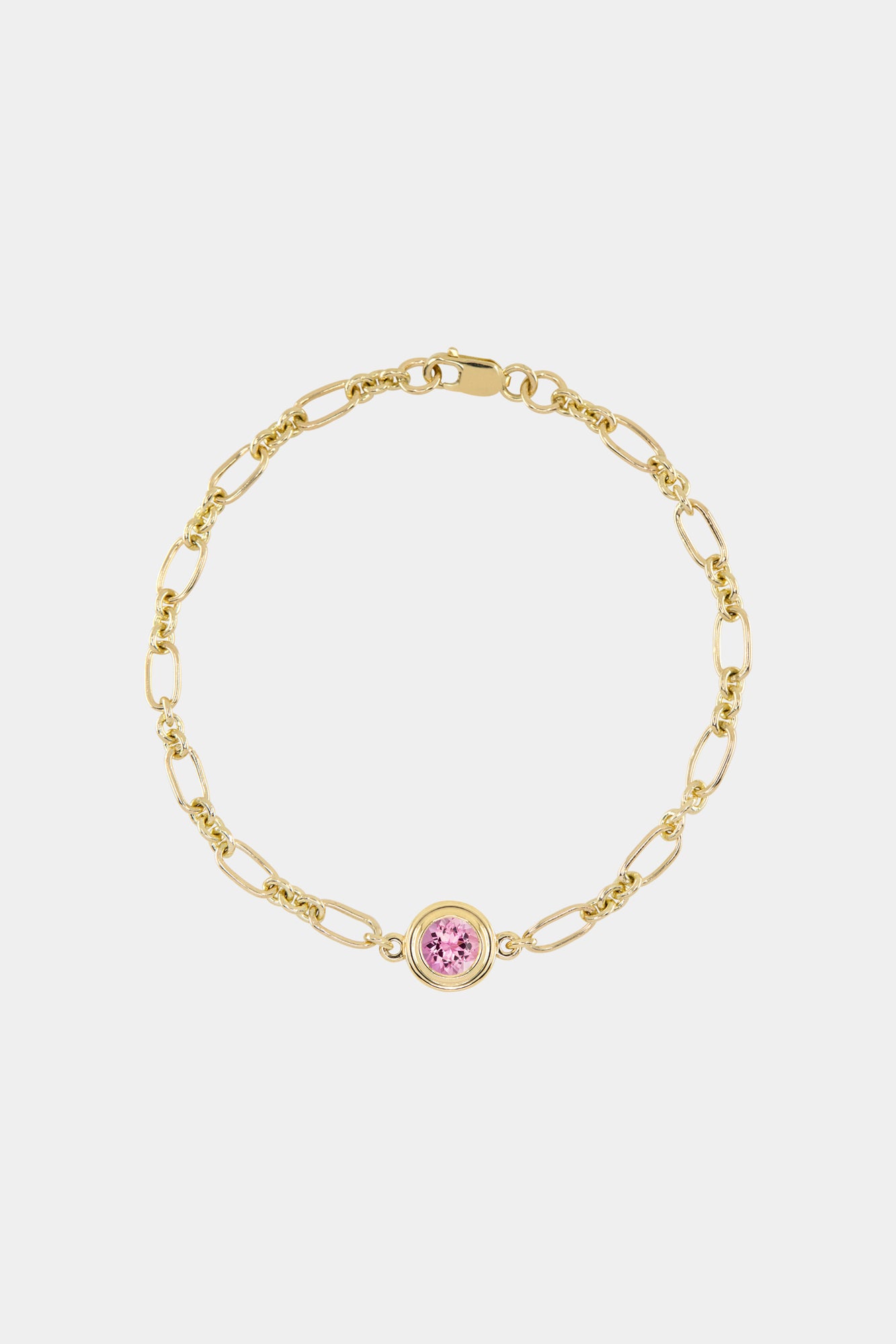 Roma Round Gemstone Bracelet | Yellow Gold, More Options Available| Natasha Schweitzer