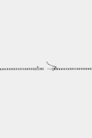 Small Tennis Necklace | 18K White Gold | Natasha Schweitzer