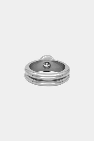 Roma Round Diamond Ring | 18K White Gold | Natasha Schweitzer