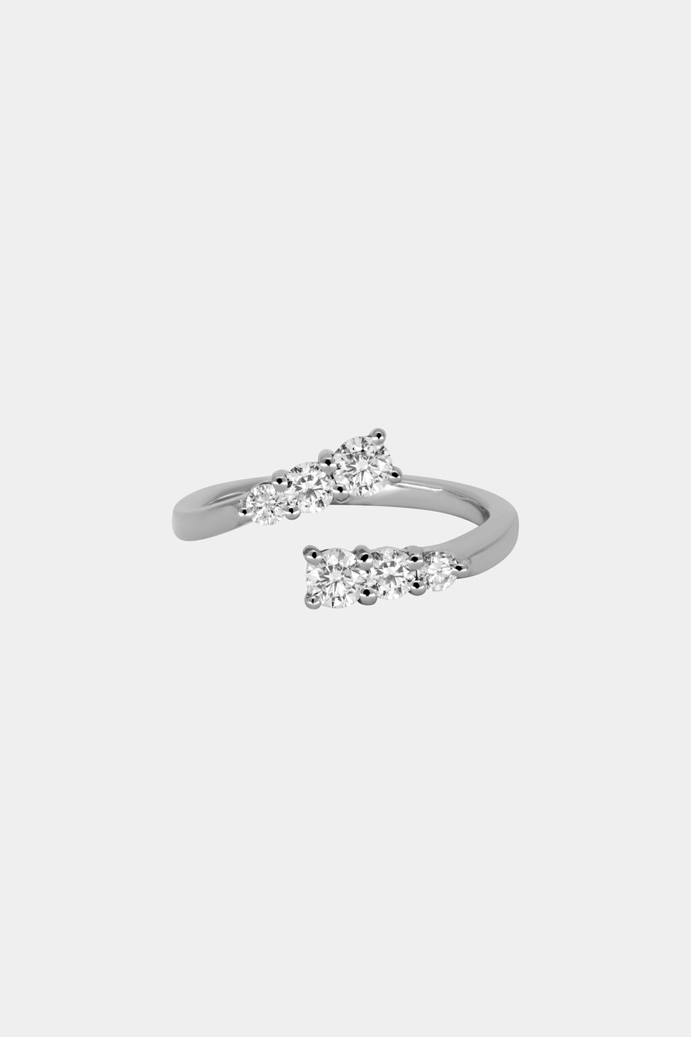 Janie Diamond Wrap Ring | White Gold| Natasha Schweitzer