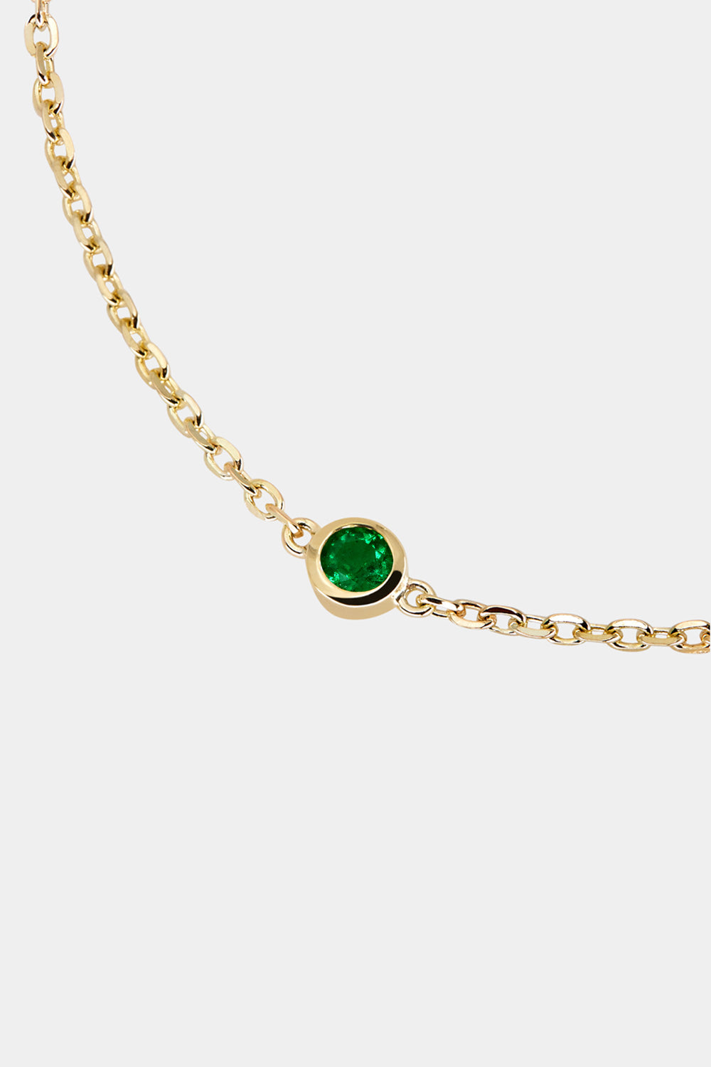 Emerald Bracelet | 9K Yellow Gold| Natasha Schweitzer