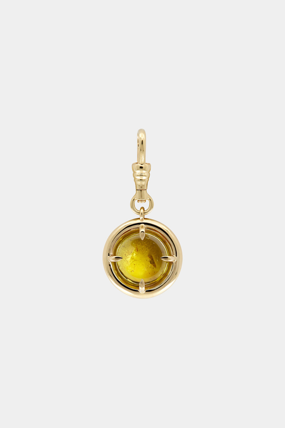 Yellow Round Tourmaline Attachment | 9K Yellow Gold| Natasha Schweitzer