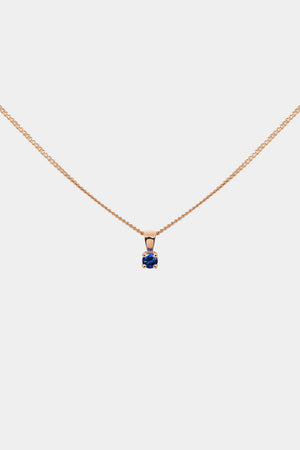 Birthstone Pendant | 9K Rose Gold | Natasha Schweitzer