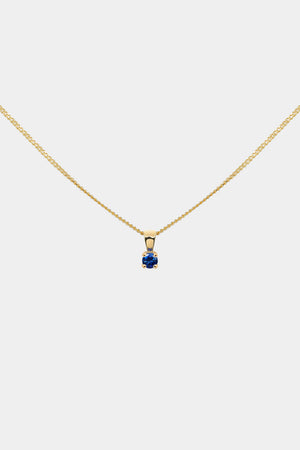 Birthstone Pendant | 9K Yellow Gold | Natasha Schweitzer