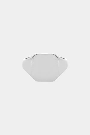 Tallows Signet Ring | Silver or White Gold, More Options Available | Natasha Schweitzer