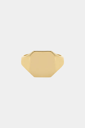 Tallows Signet Ring | Yellow Gold, More Options Available | Natasha Schweitzer