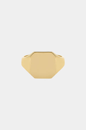 Tallows Signet Ring | Yellow Gold | Natasha Schweitzer