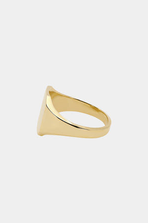 Tallows Signet Ring | Yellow Gold | Natasha Schweitzer