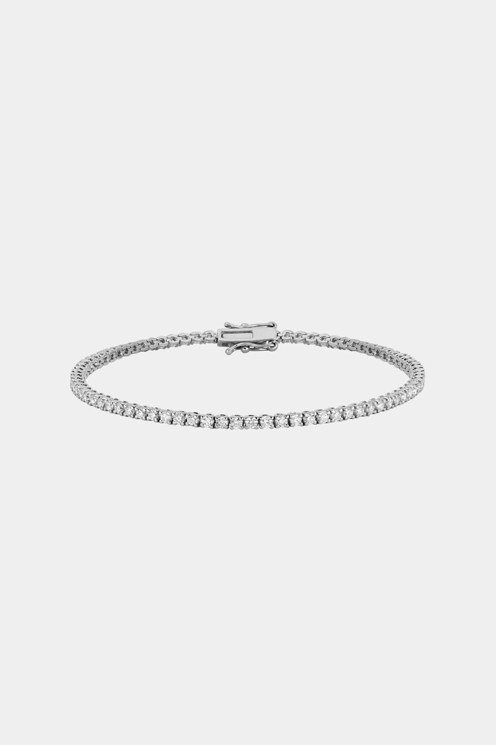 Tennis Bracelet .02ct | 18K White Gold| Natasha Schweitzer