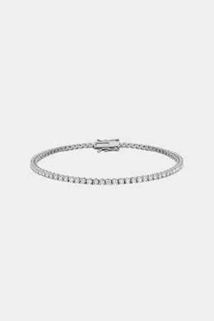 Tennis Bracelet .02ct | 18K White Gold | Natasha Schweitzer